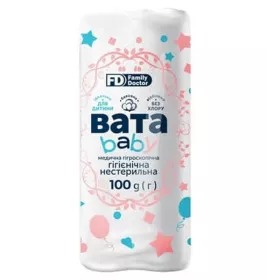 *Вата Аріадна нестерильна зиг-заг Дитяча 100 г