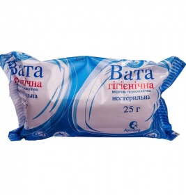 *Вата Аріадна нестерильна ролик хірургічна 25 г