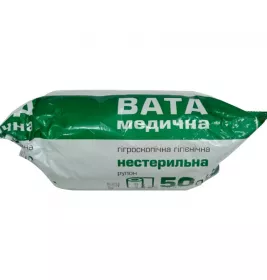 *Вата Юрия-фарм н/стер. ролик 50г №1