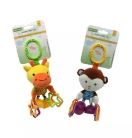 *Іграшка-підвіска Baby Team 8541 вібруюча Жираф/Мавпочка