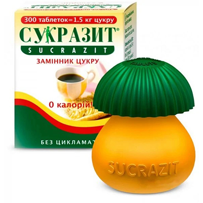 Заменитель сахара Сукразит таблетки №300 Заменитель сахара Сукразит таблетки №300