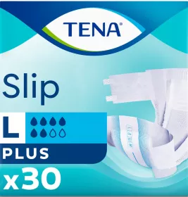 Підгузки TENA для дорослих Slip Plus Large 92-144 см №1 30 шт