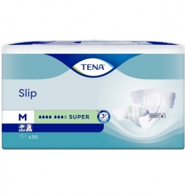 Подгузники TENA для взрослых Slip Super Medium 73-122 см №1 30 шт