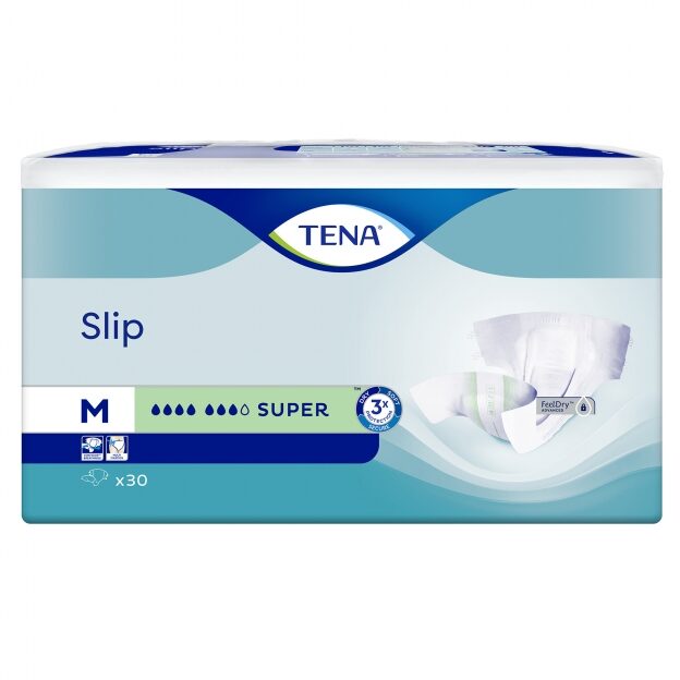 Підгузники TENA для дорослих Slip Super Medium 73-122 см №1 30 шт