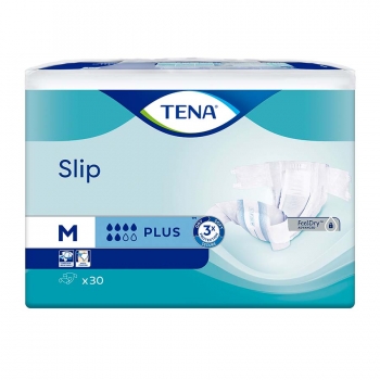 Підгузники TENA для дорослих Slip Plus Medium 73-122 см №1 30 шт