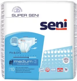 *Подгузники для взрослых SENI 75-110см №10 medium