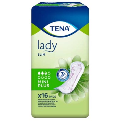 Урологические прокладки TENA Lady Slim Mini Plus №16 Урологические прокладки TENA Lady Slim Mini Plus №16