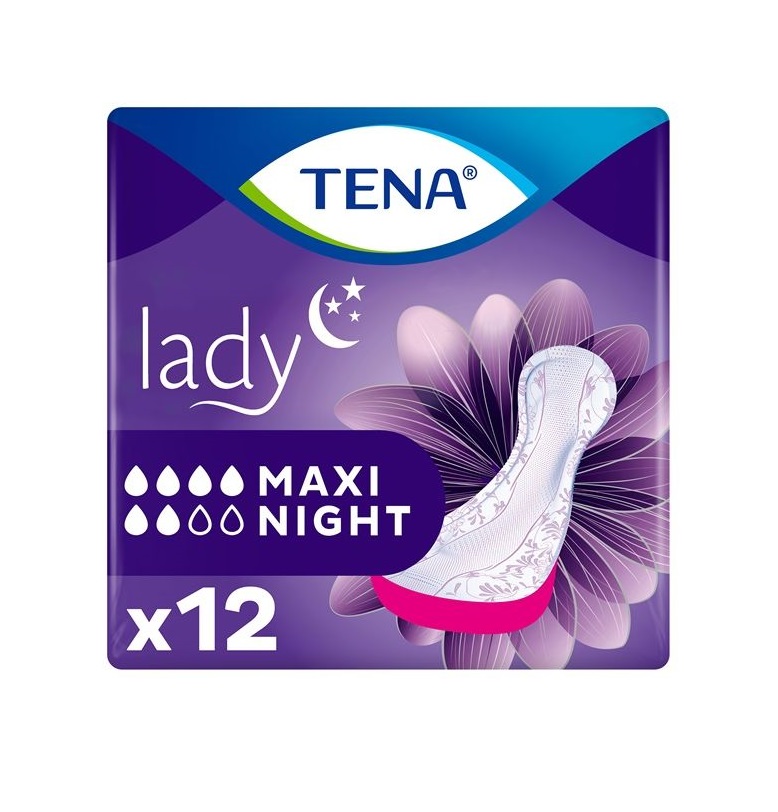 Урологические прокладки TENA Lady Maxi Night №12 Урологические прокладки TENA Lady Maxi Night №12