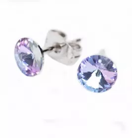 Сережки Dr.Biju Ріволо 6,2мм Світлий вітраль