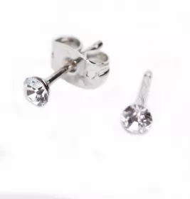 Сережки Dr.Biju Сіріус 3,3мм Кришталь
