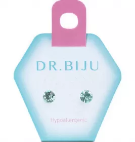 Сережки Dr.Biju Сіріус 5,3мм Аквамарин