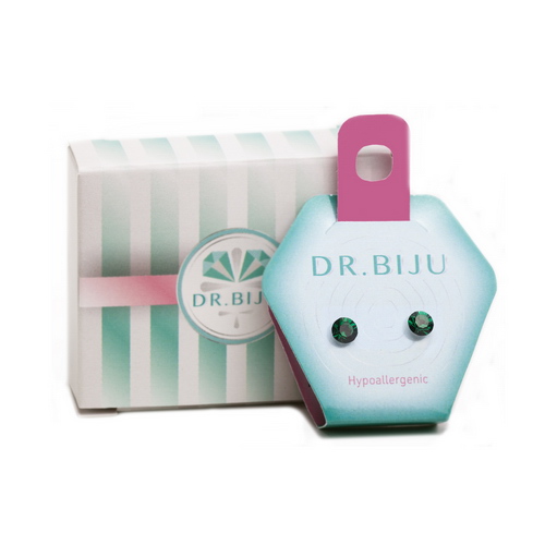 Сережки Dr.Biju Сіріус 5,3мм Емеральд