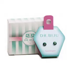 Сережки Dr.Biju Сіріус 5,3мм Емеральд