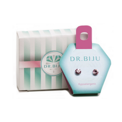 Сережки Dr.Biju Сириус 5,3мм Нежная Роза
