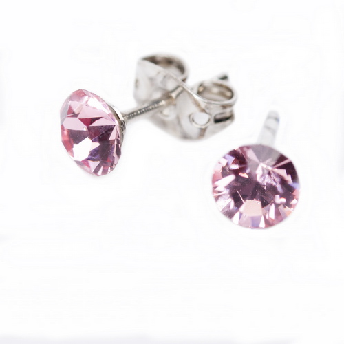 Сережки Dr.Biju Сіріус 5,3мм Ніжна троянда