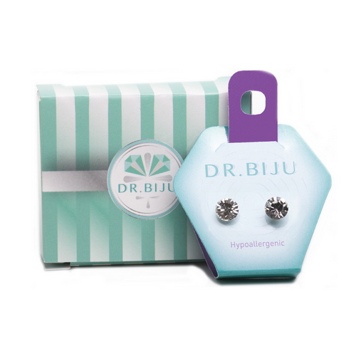 Сережки Dr.Biju Сіріус 7,1мм Кришталь