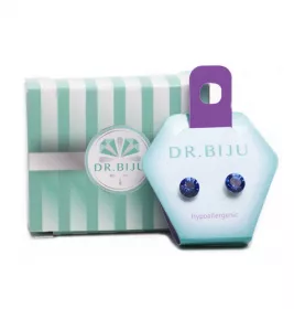 Сережки Dr.Biju Сіріус 7,1мм Сапфір