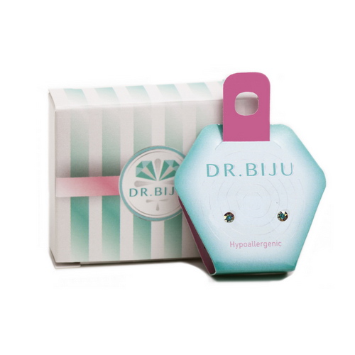 Сережки Dr.Biju Сириус 3,5мм Северное сияние