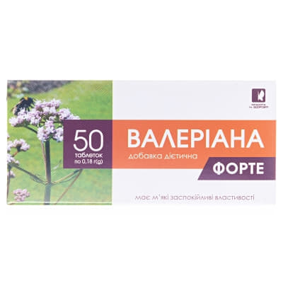 ВАЛЕРІАНА ФОРТЕ табл.0,18г №50