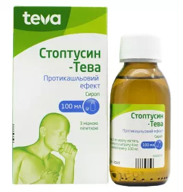 Стоптусин-Тева сироп по 100 мл у флаконі 1 шт.