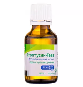Стоптусин-Тева краплі по 25 мл у флаконі 1 шт.