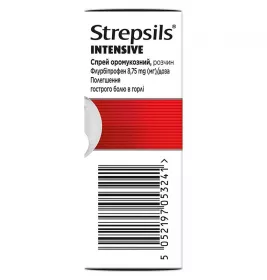 Стрепсілс Інтенсив спрей 8.75 мг/доза по 15 мл у флаконі 1 шт.