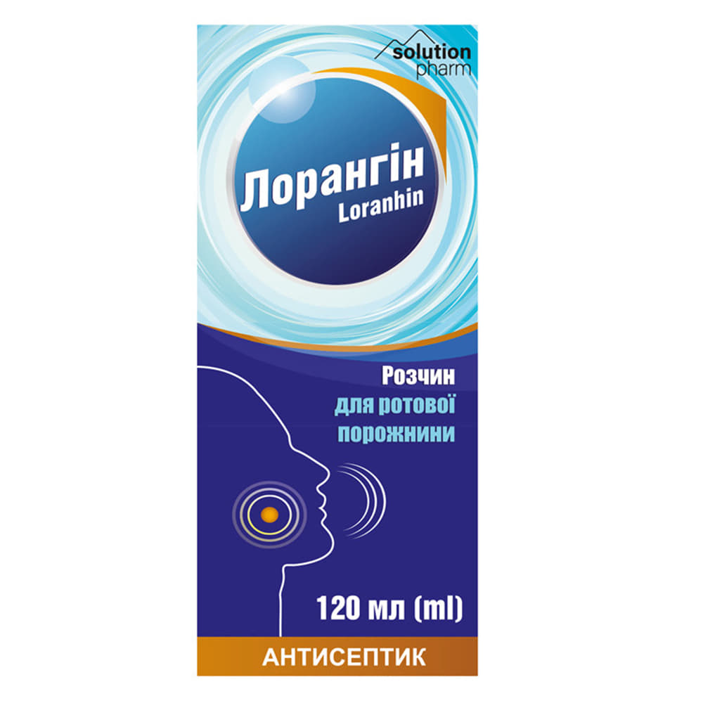 Лорангін спрей по 120 мл у флаконі 1 шт. - Тернофарм