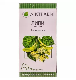 Липы цветы по 1.5 г в фильтр-пакетиках 20 шт. - Лектравы