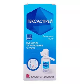 Гексаспрей спрей 50 мг/30 г по 30 г у флаконі 1 шт.