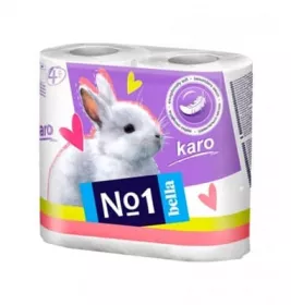 *Г Белла Karo Папір туалетний 4шт