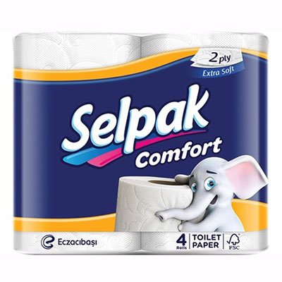 Бумага туалетная Selpak №4