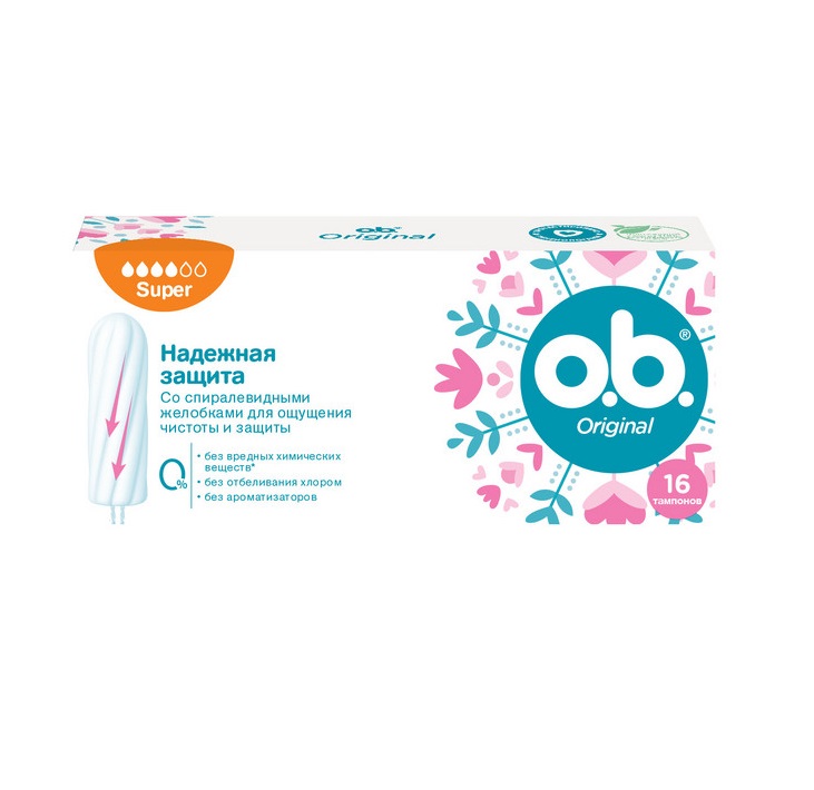 Тампоны O.b. Original Super №16 Тампоны O.b. Original Super №16