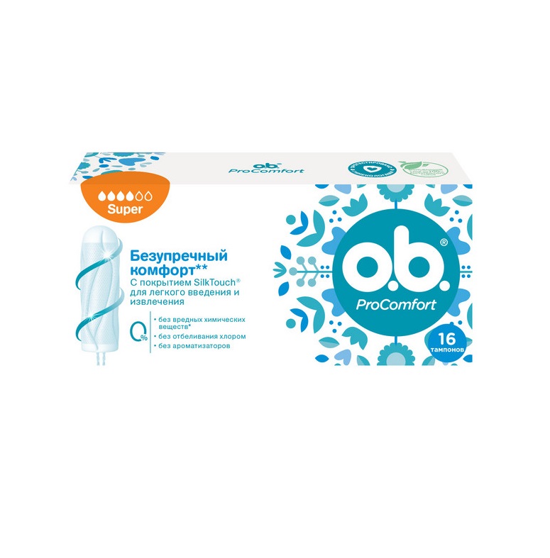 Тампоны O.b. ProComfort Super №16 Тампоны O.b. ProComfort Super №16