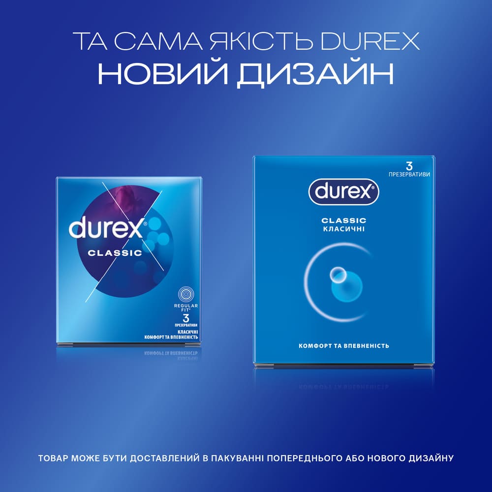 Презервативы Durex Classic классические №3