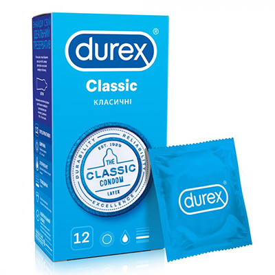 Презервативи Durex Classic класичні №12