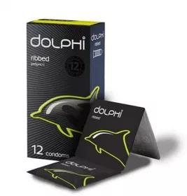 *Презервативи Dolphi ребристі №12