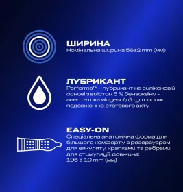 Презервативы Durex Dual Extase рельефные с анестетиком №3