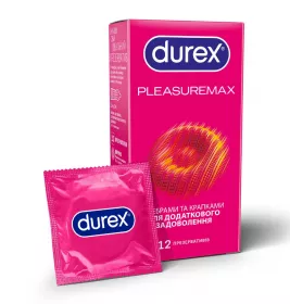 Презервативи Durex Pleasuremax рельєфні №12