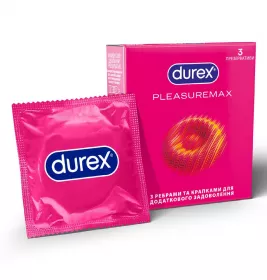 Презервативи Durex Pleasuremax рельєфні №3