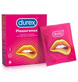 Презервативы Durex Pleasuremax рельефные №3