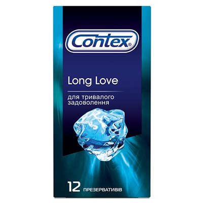 Презервативи Contex Long Love з анестетиком №12