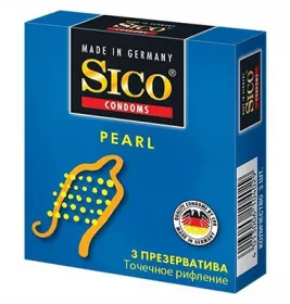 *Презервативы SICO Pearl точечные №3
