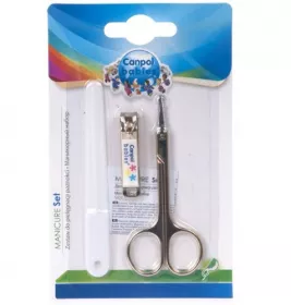 Набор Canpol 9/809 ножиці + щипчики + пілочка