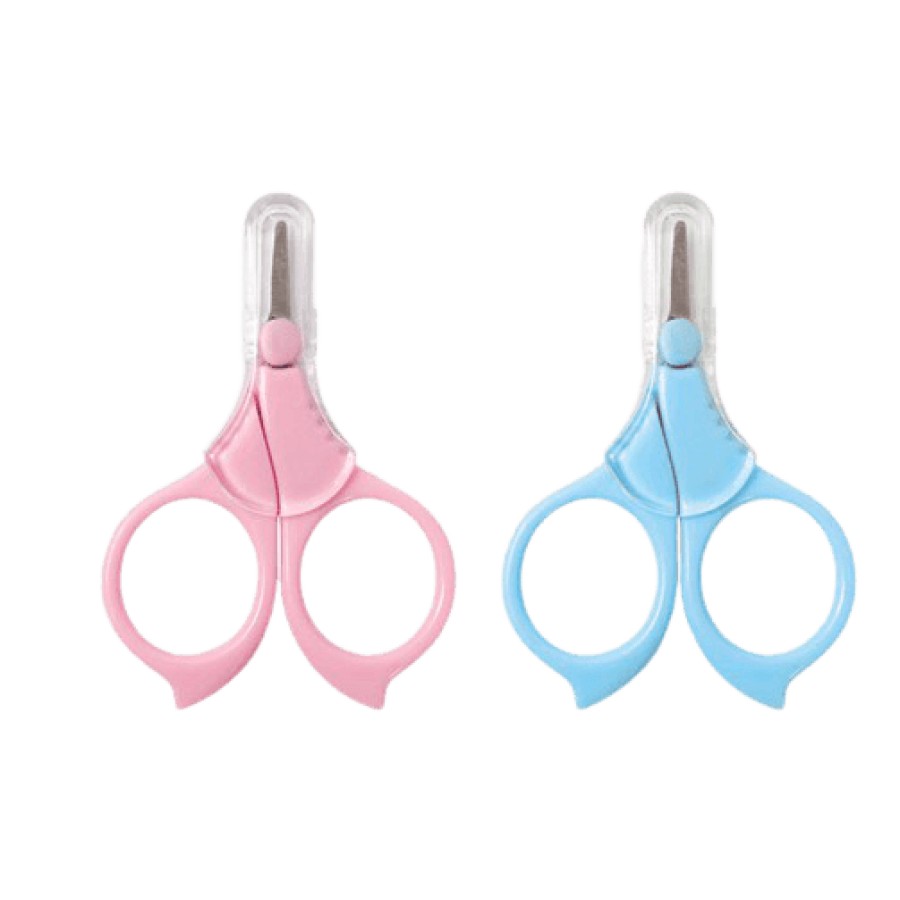 Ножиці Lindo дитячі з короткими закругленими лезами з ковпачком
