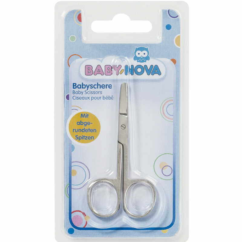 Ножиці Baby-nova 33337 загострені від 1 міс
