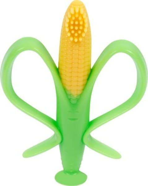 Прорізувач Lindo для зубів силіконовий зелений