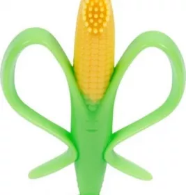 Прорізувач Lindo для зубів силіконовий зелений