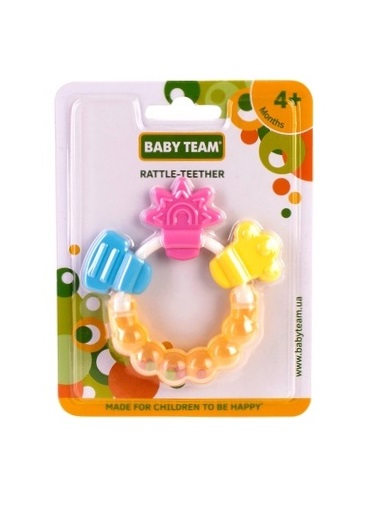 Погремушка-прорезыватель Baby Team 8410 Погремушка-прорезыватель Baby Team 8410