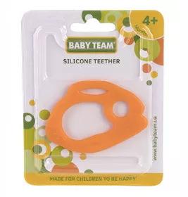 *Прорезыватель Baby Team 4017 силиконовый в ассортименте