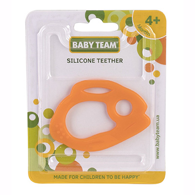 Прорізувач Baby Team 4017 силіконовий, в асортименті